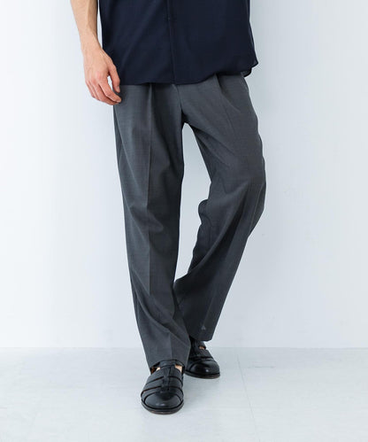 可水洗羊毛精紡西裝褲