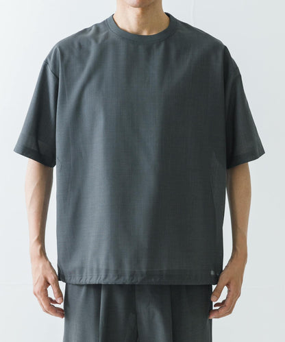 可水洗羊毛紗線短袖T恤