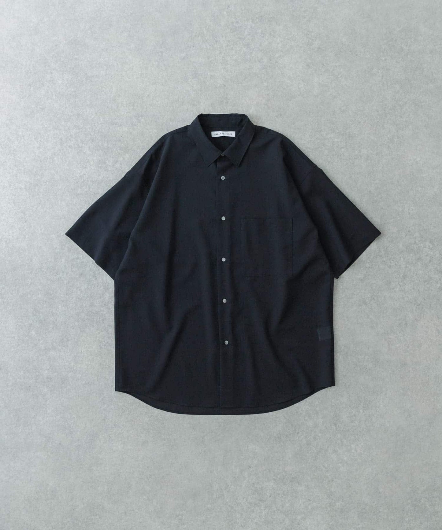 可水洗羊毛精紡短袖襯衫