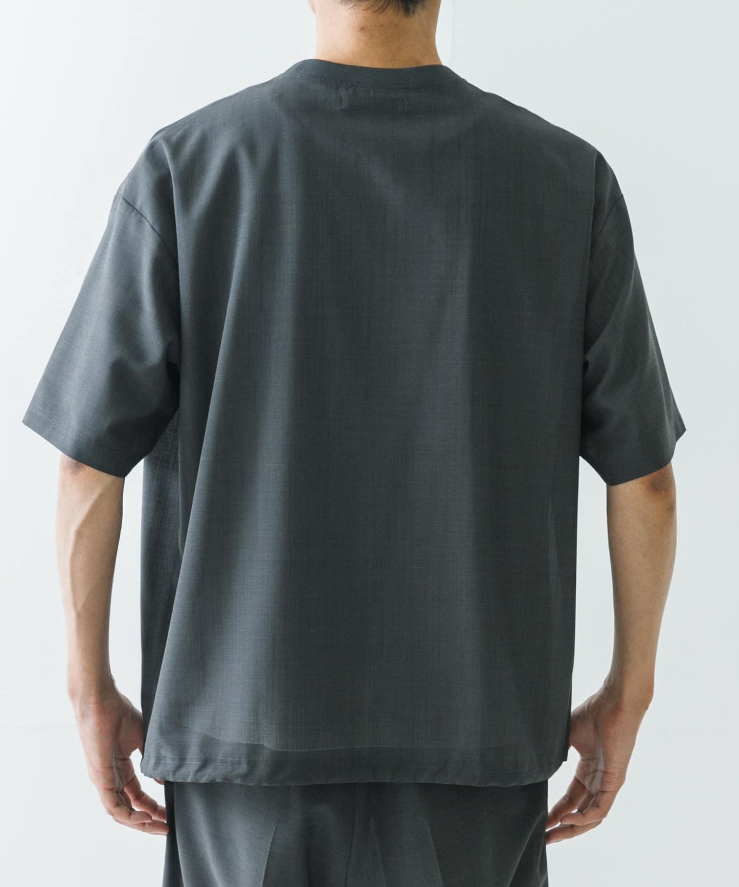 可水洗羊毛紗線短袖T恤