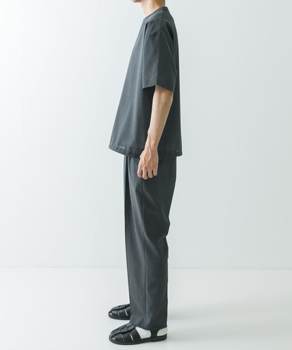 可水洗羊毛精紡西裝褲