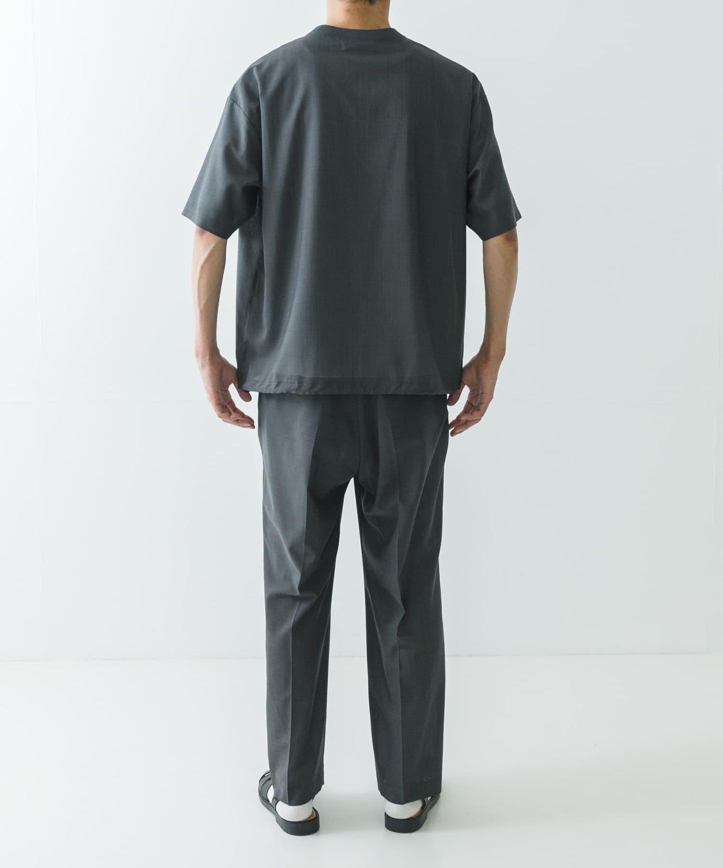 可水洗羊毛紗線短袖T恤