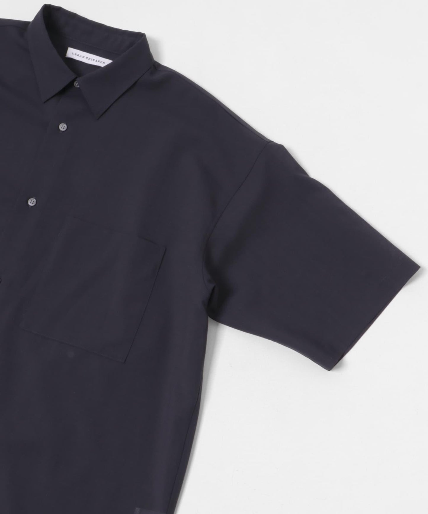 可水洗羊毛精紡短袖襯衫