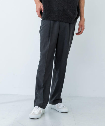 可水洗羊毛精紡西裝褲