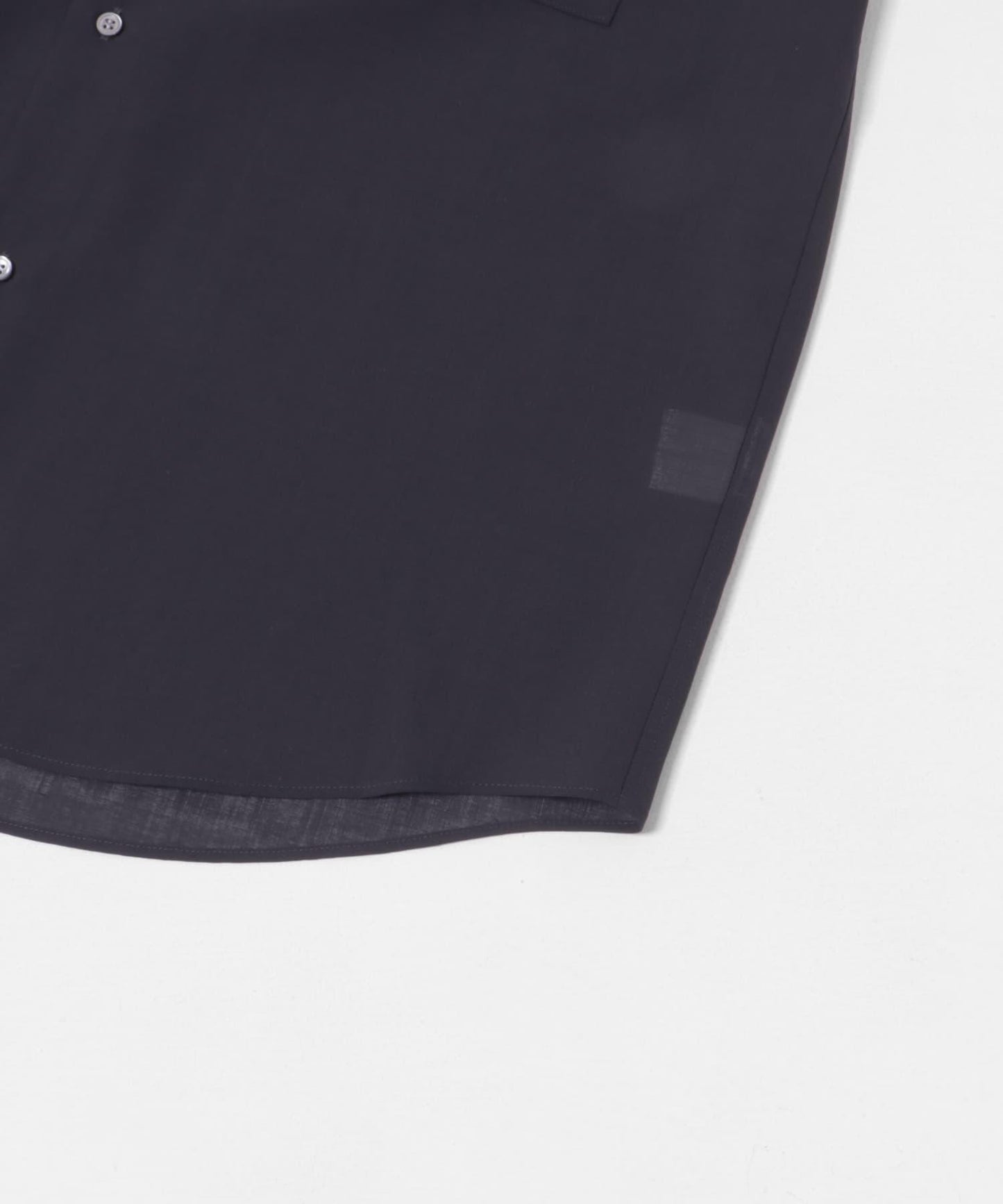 可水洗羊毛精紡短袖襯衫