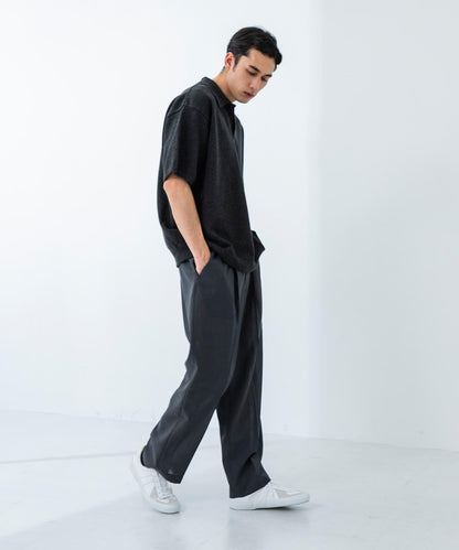 可水洗羊毛精紡西裝褲