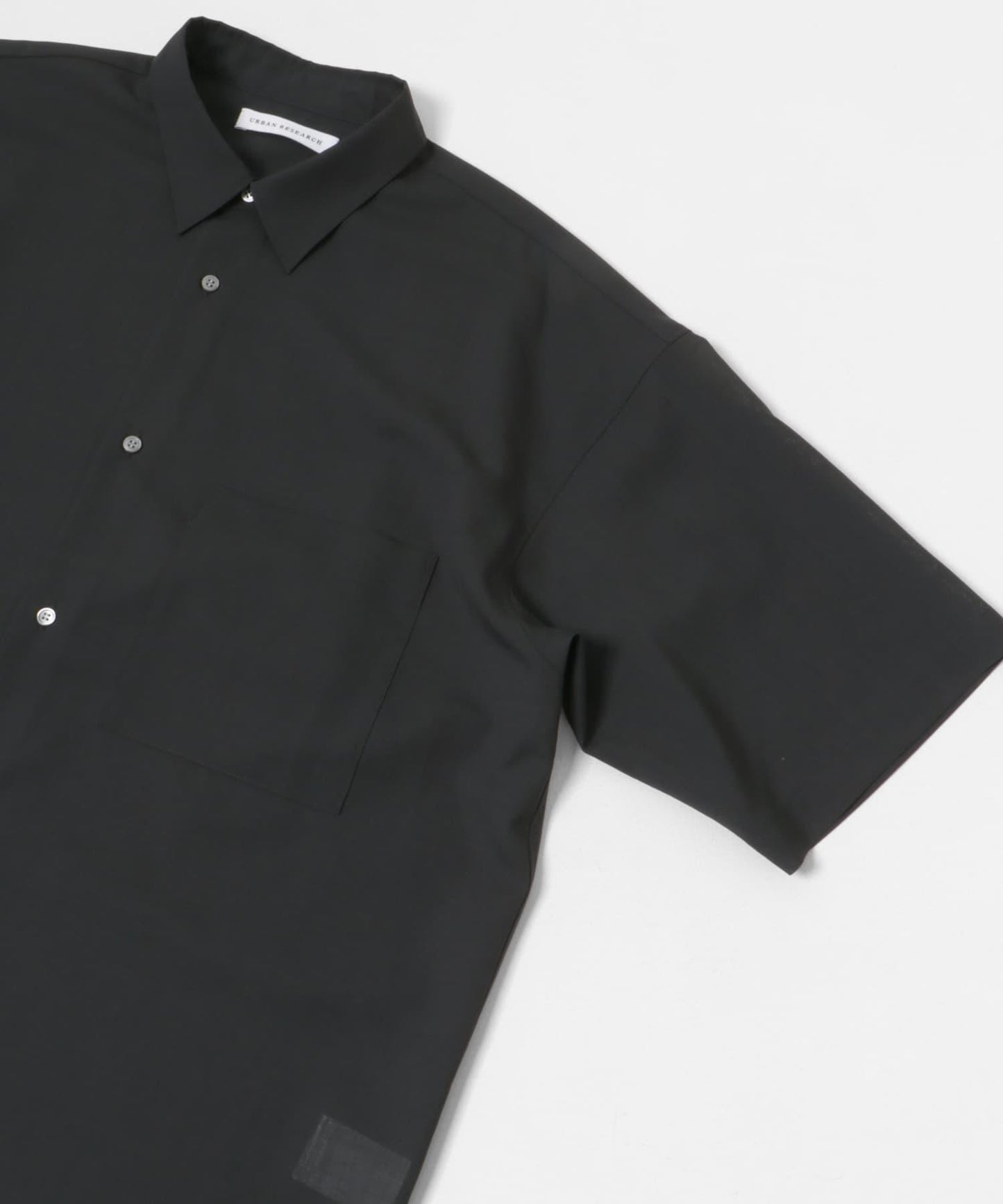 可水洗羊毛精紡短袖襯衫