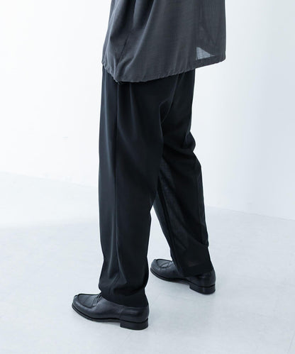 可水洗羊毛精紡西裝褲