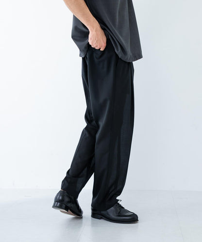 可水洗羊毛精紡西裝褲