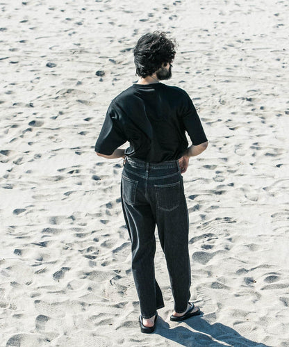 new basic 可水洗美麗諾羊毛短袖T恤