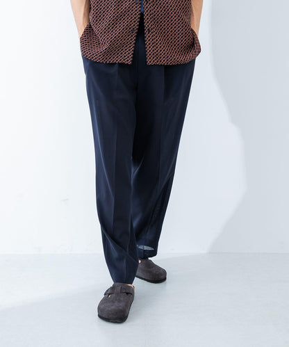 可水洗羊毛精紡西裝褲
