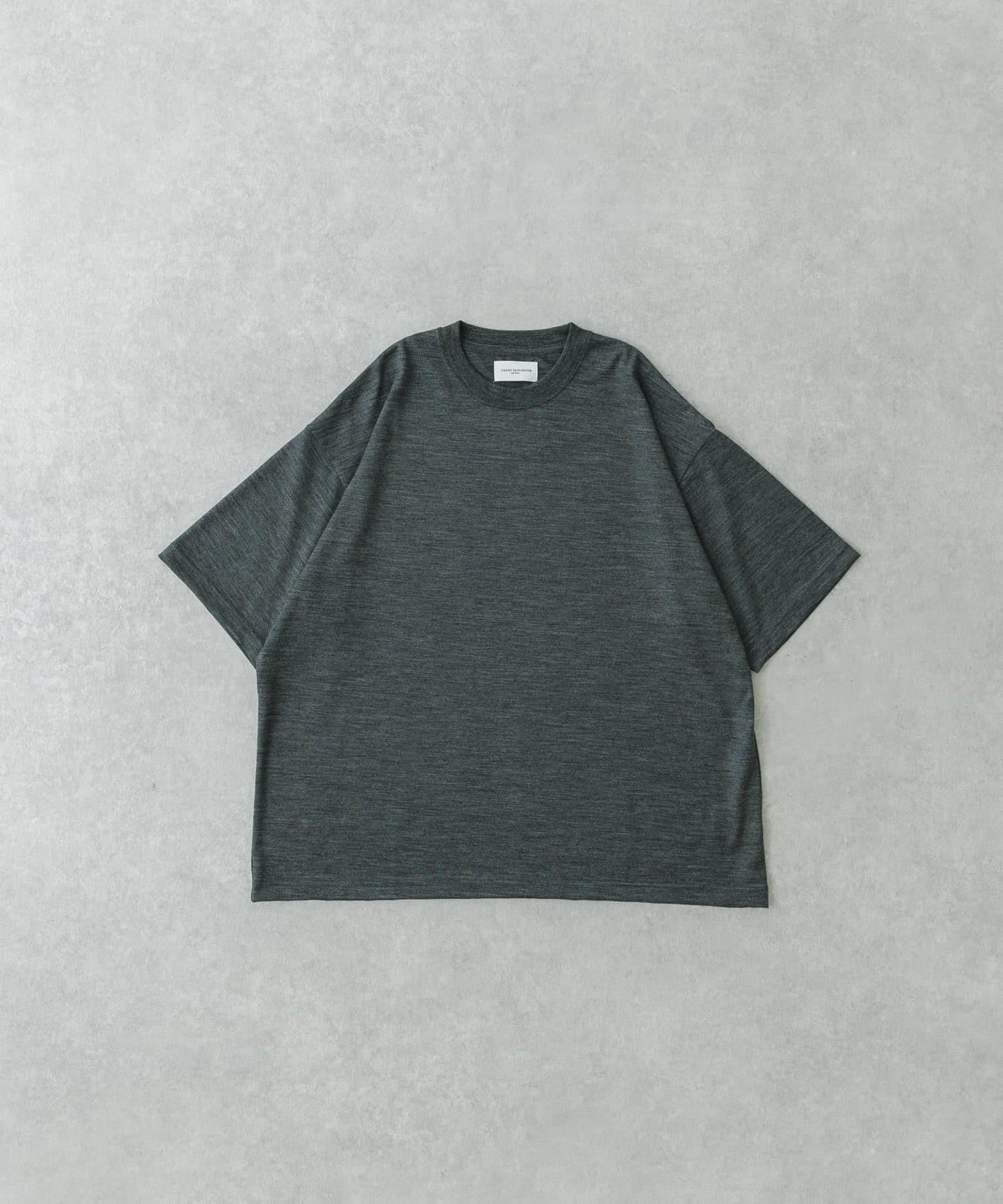 new basic 可水洗美麗諾羊毛短袖T恤