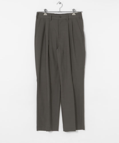 可水洗羊毛精紡西裝褲