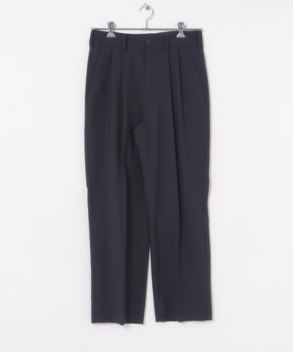 可水洗羊毛精紡西裝褲