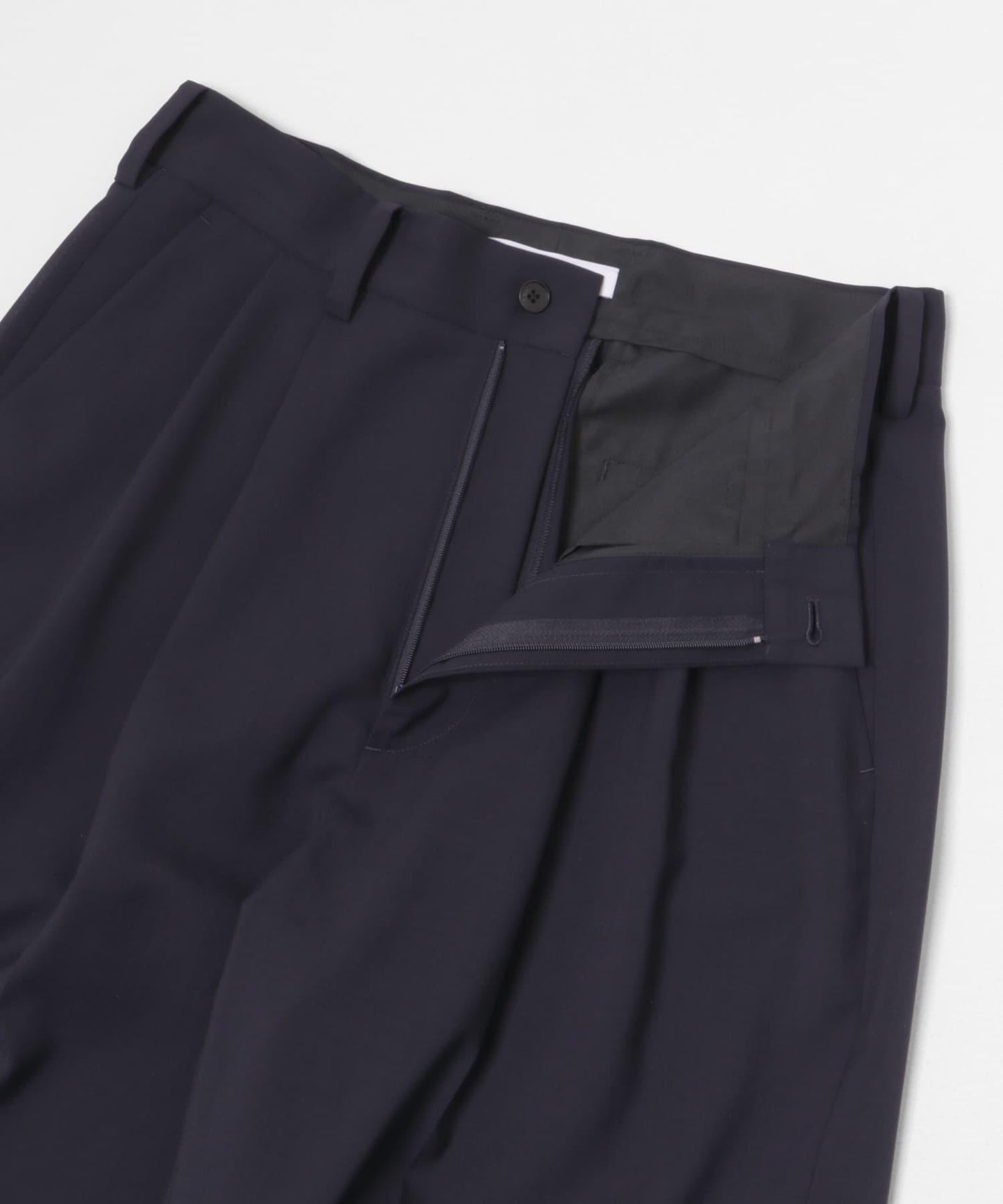 可水洗羊毛精紡西裝褲