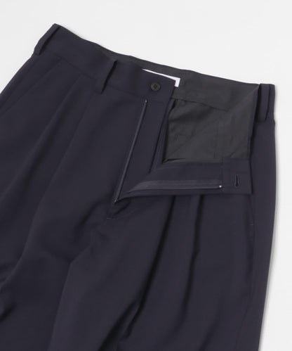 可水洗羊毛精紡西裝褲