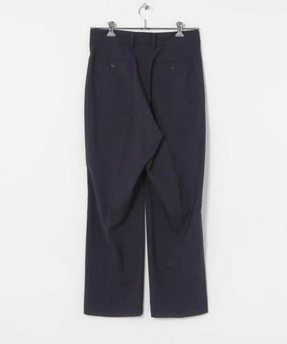 可水洗羊毛精紡西裝褲