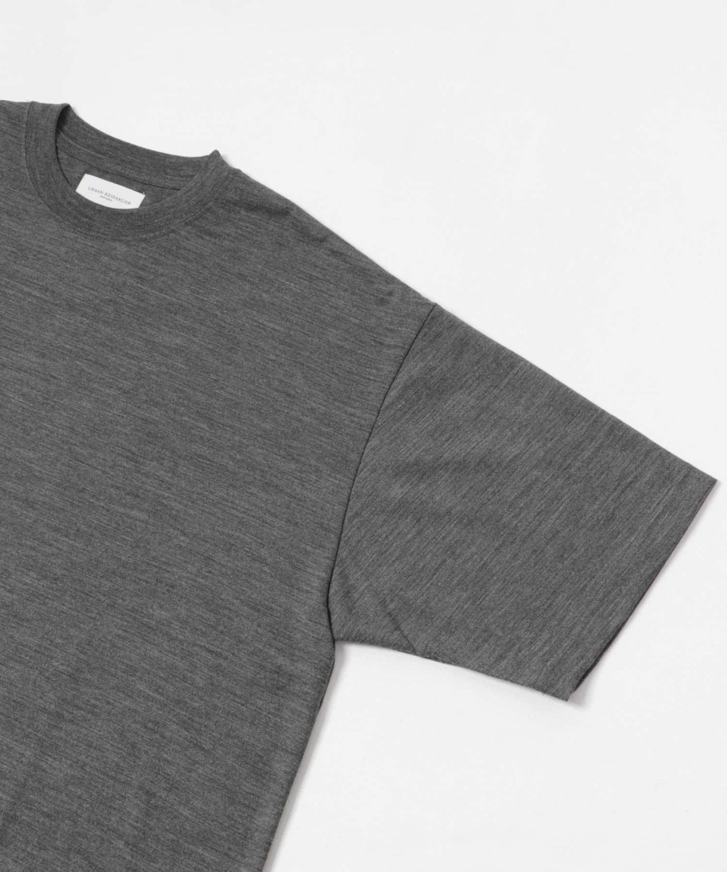 new basic 可水洗美麗諾羊毛短袖T恤