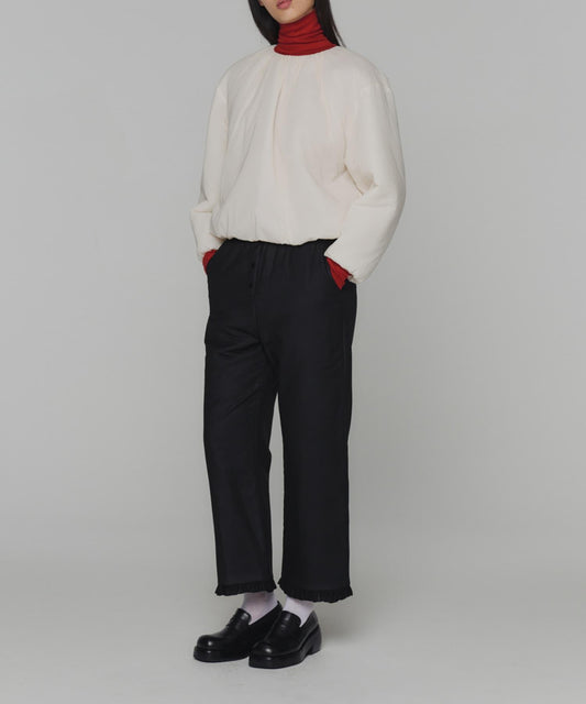 AMOMENTO輕薄夾棉長褲