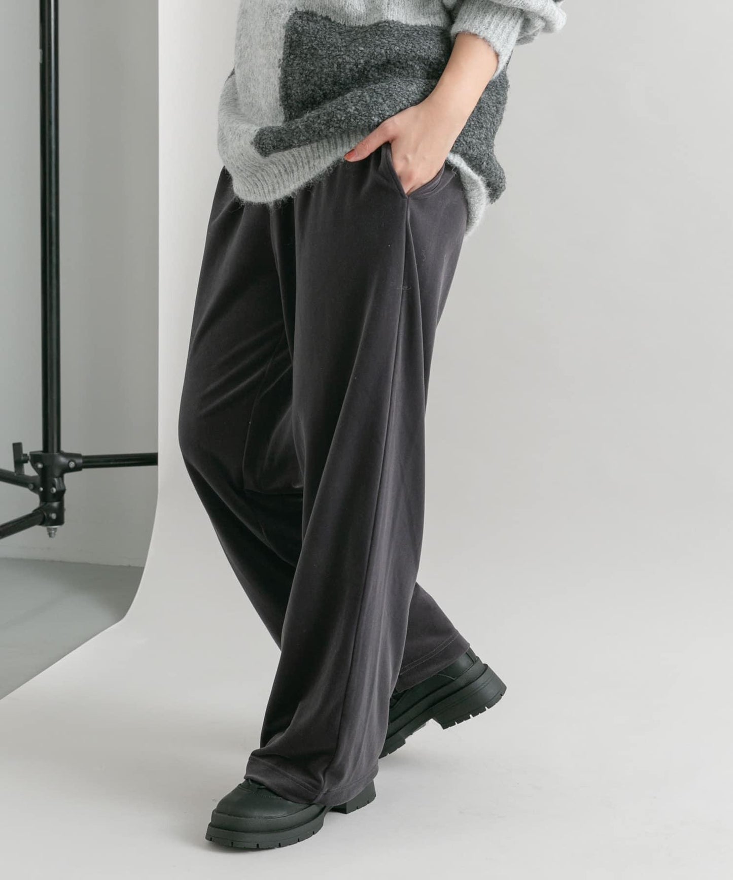 天鵝絨休閒長褲