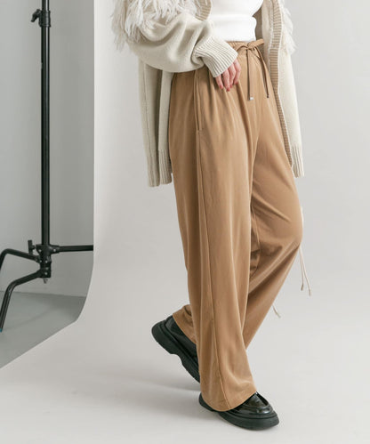 天鵝絨休閒長褲