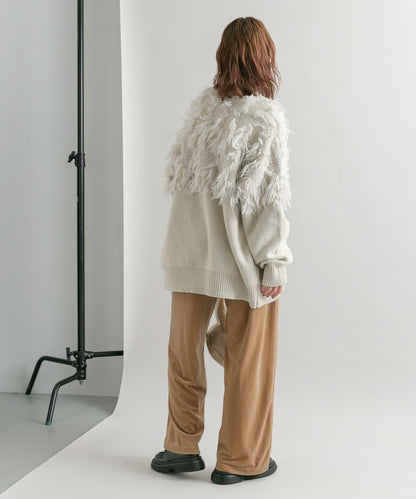 天鵝絨休閒長褲