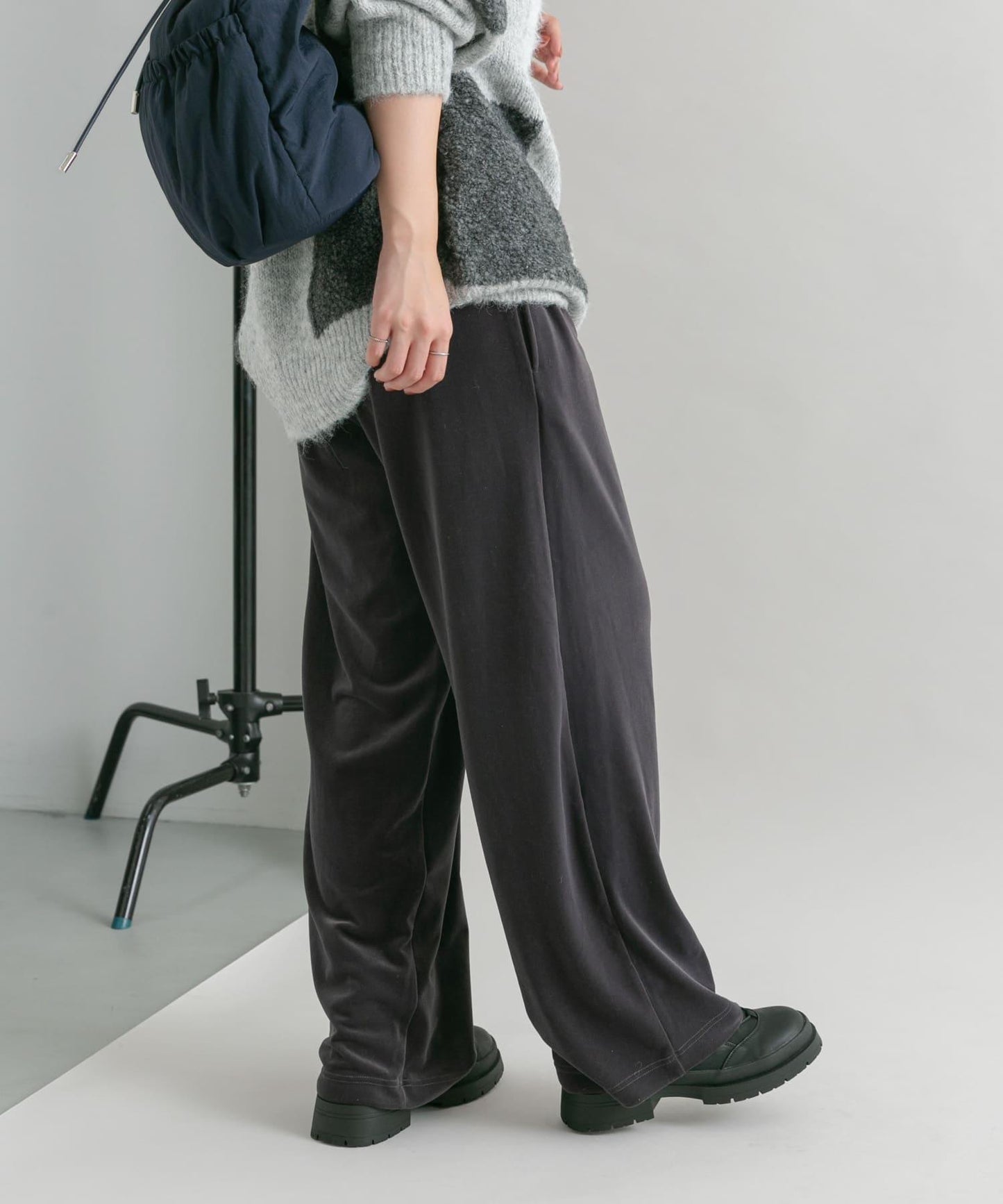 天鵝絨休閒長褲