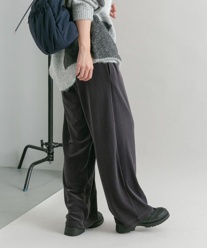 天鵝絨休閒長褲
