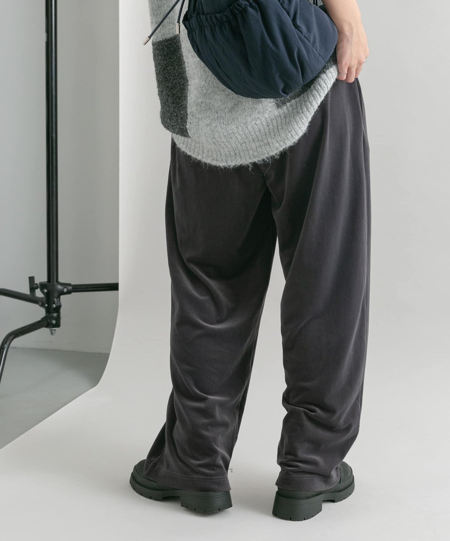 天鵝絨休閒長褲