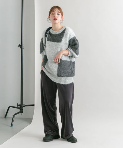 天鵝絨休閒長褲