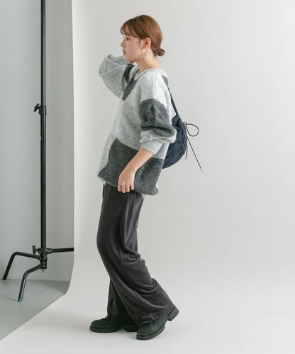 天鵝絨休閒長褲