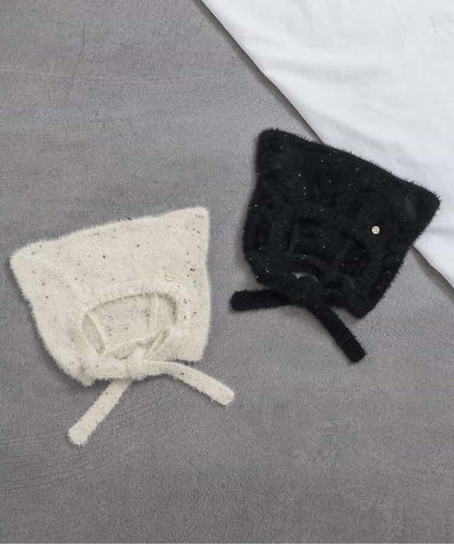 貓耳針織帽