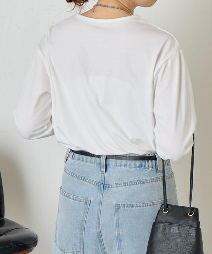 袖口蕾絲針織衫