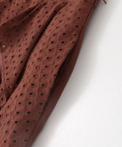 荷葉邊蕾絲不對稱半身裙