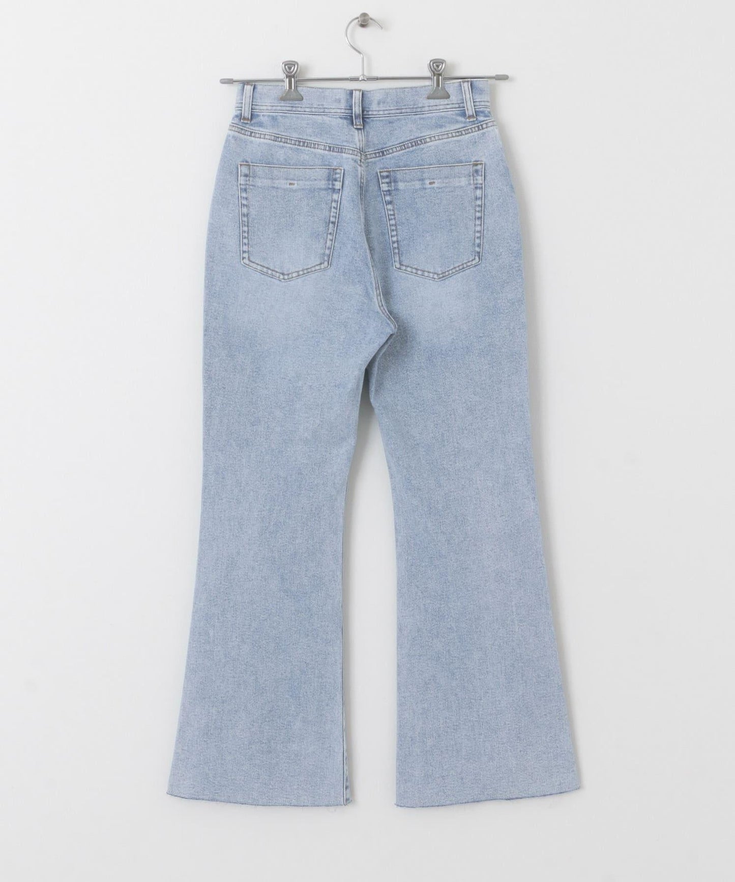 「34碼/適合身材較矮人群」彈力喇叭牛仔褲