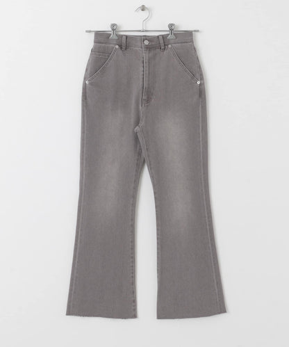 「34碼/適合身材較矮人群」彈力喇叭牛仔褲