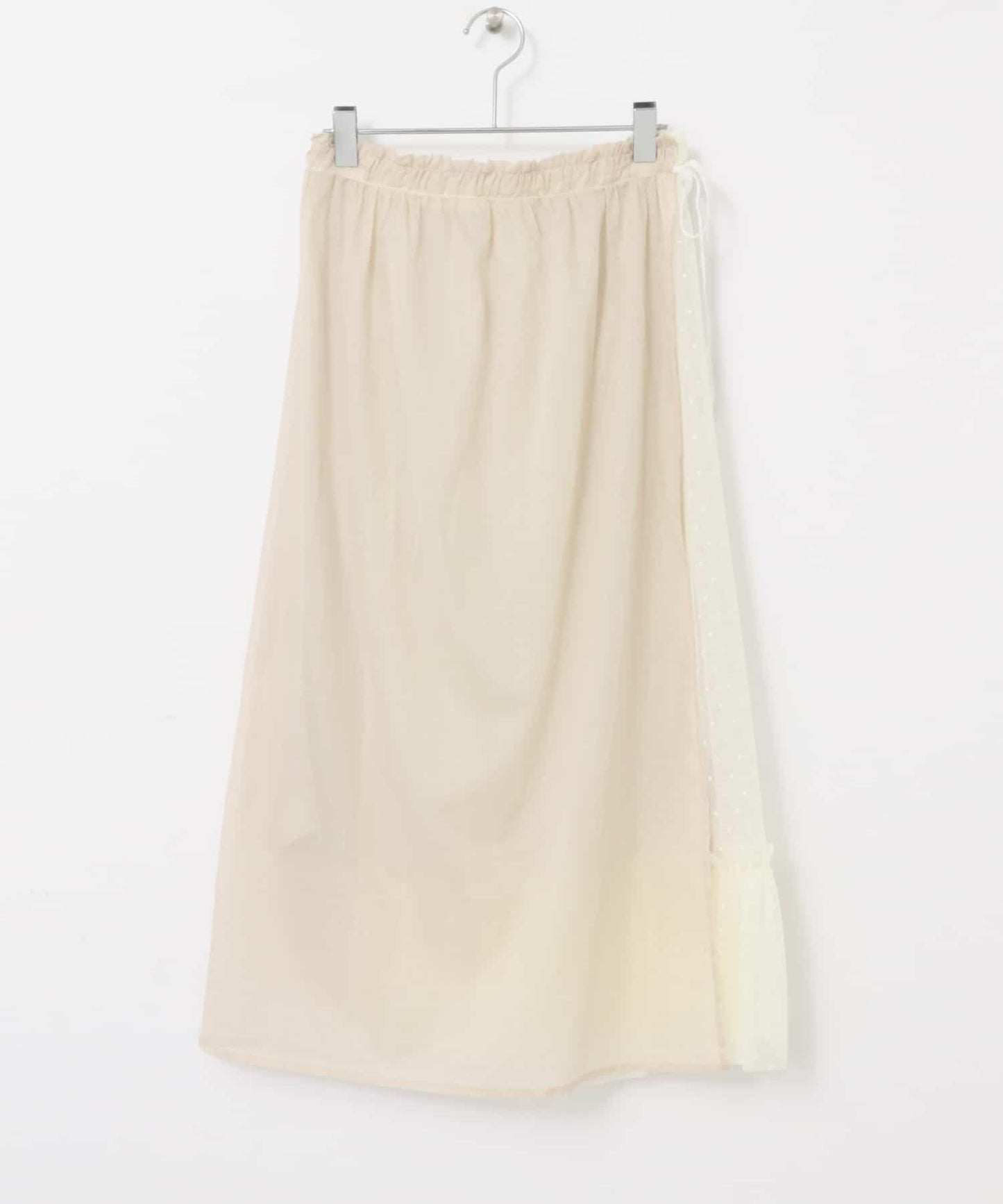 層疊透視系圍裹半身裙∴