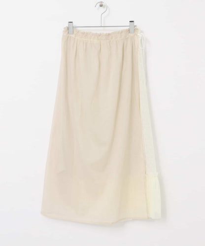 層疊透視系圍裹半身裙∴