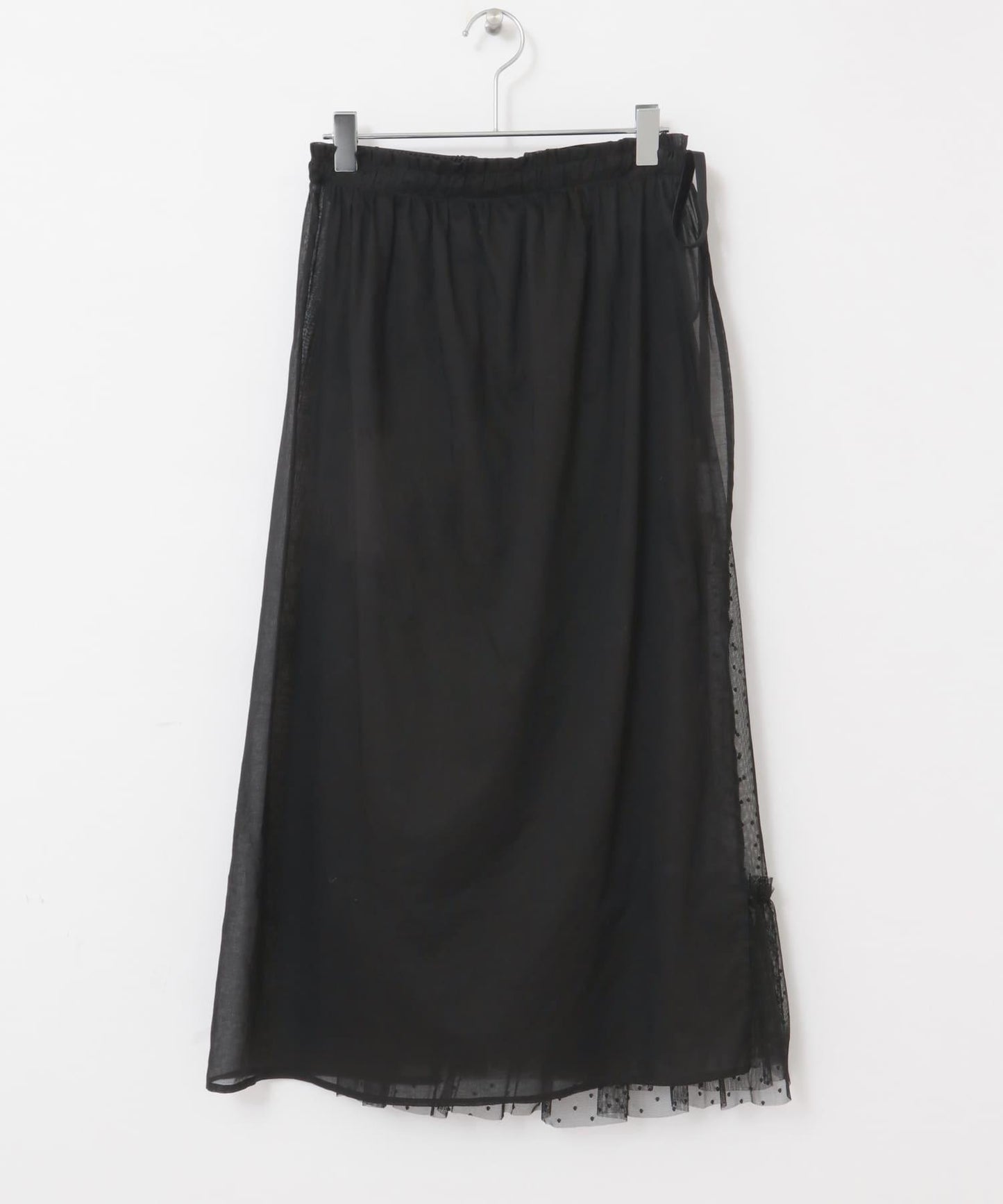 層疊透視系圍裹半身裙∴