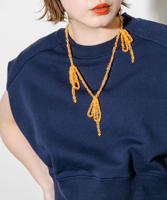 蝴蝶結珠飾項鍊