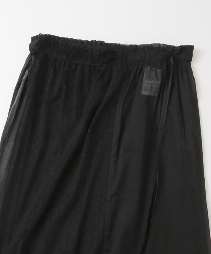 層疊透視系圍裹半身裙∴