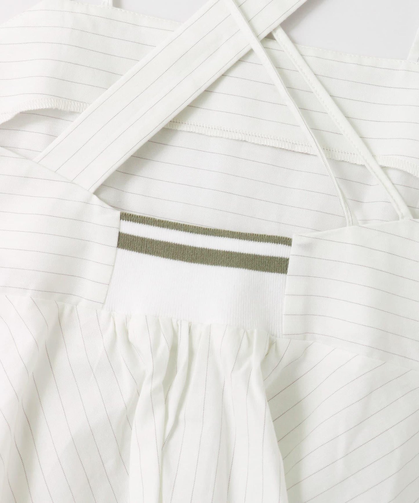 條紋不對稱吊帶背心∴