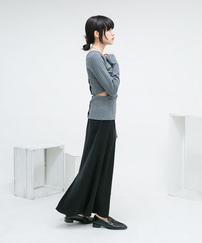 鏤空羅紋針織衫