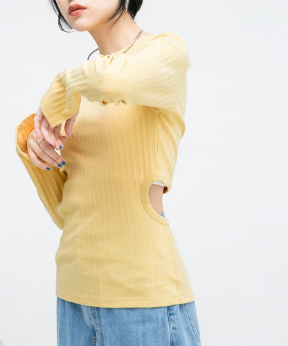 鏤空羅紋針織衫