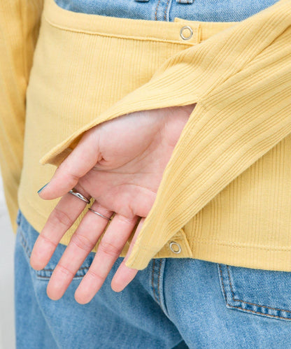 鏤空羅紋針織衫