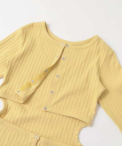 鏤空羅紋針織衫