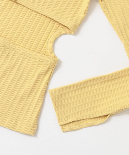 鏤空羅紋針織衫