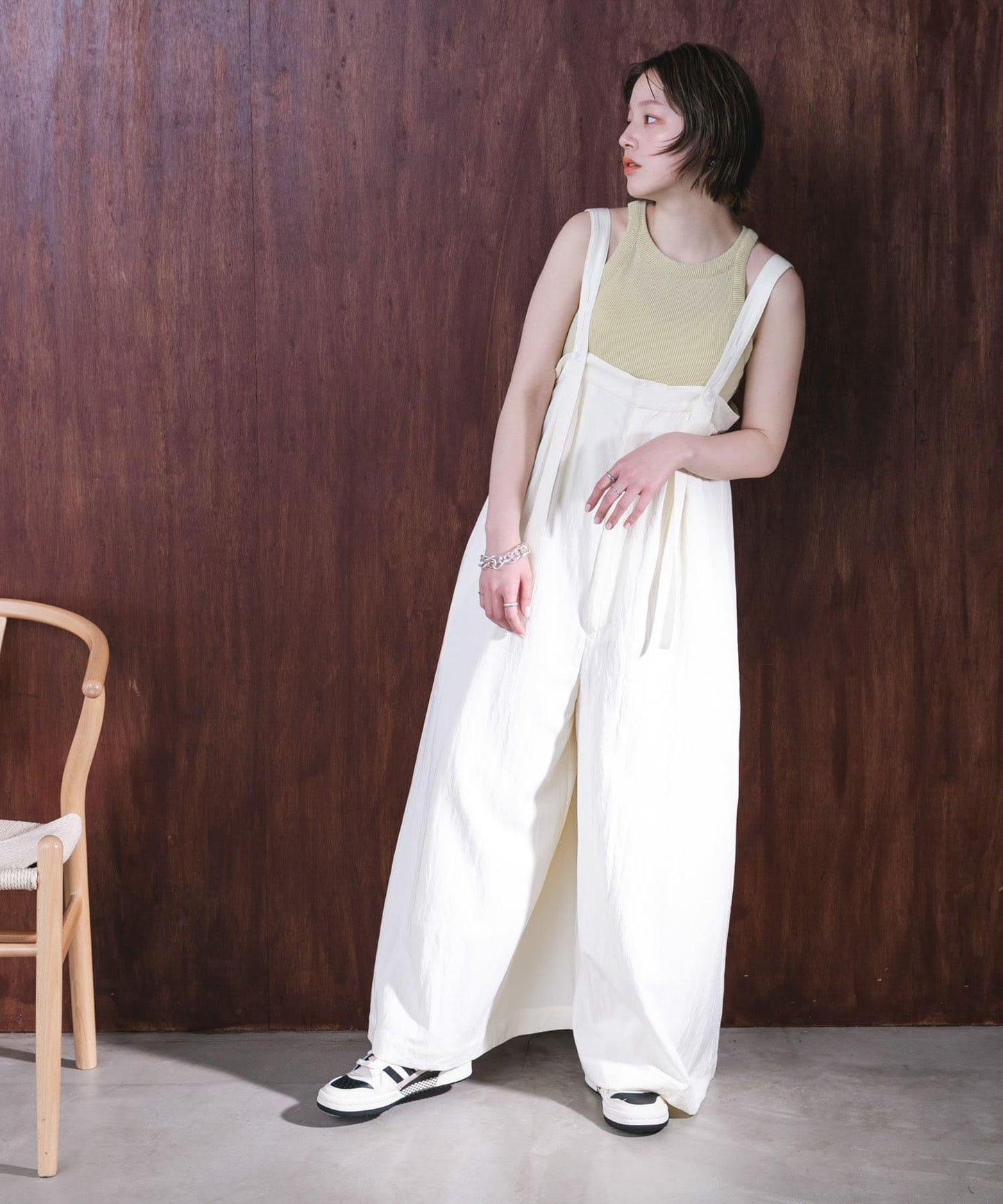 2尺碼可選寬肩帶連體褲