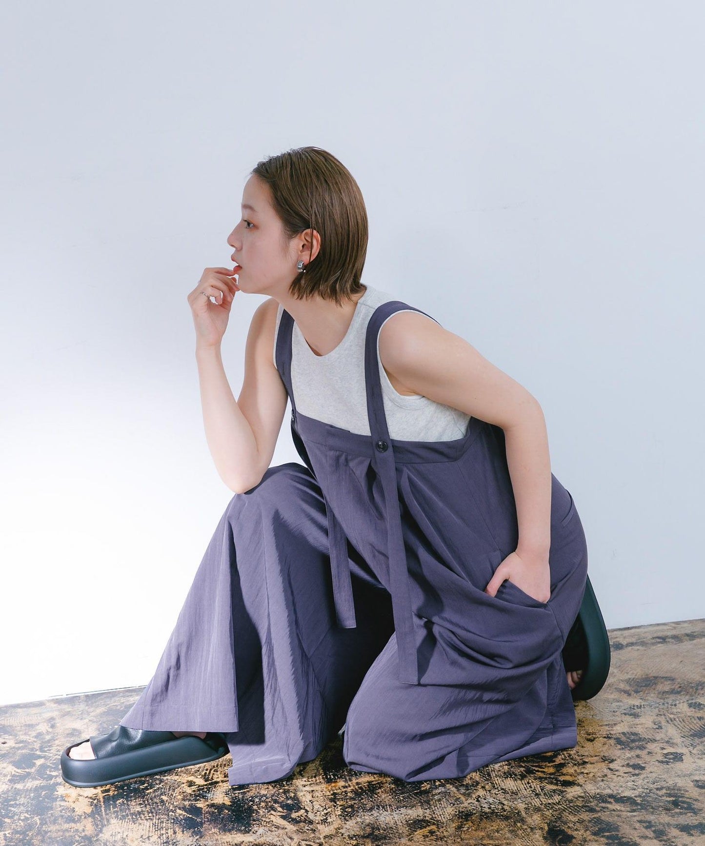 2尺碼可選寬肩帶連體褲