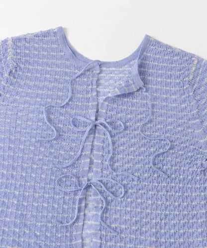 2WAY立體感透視針織衫